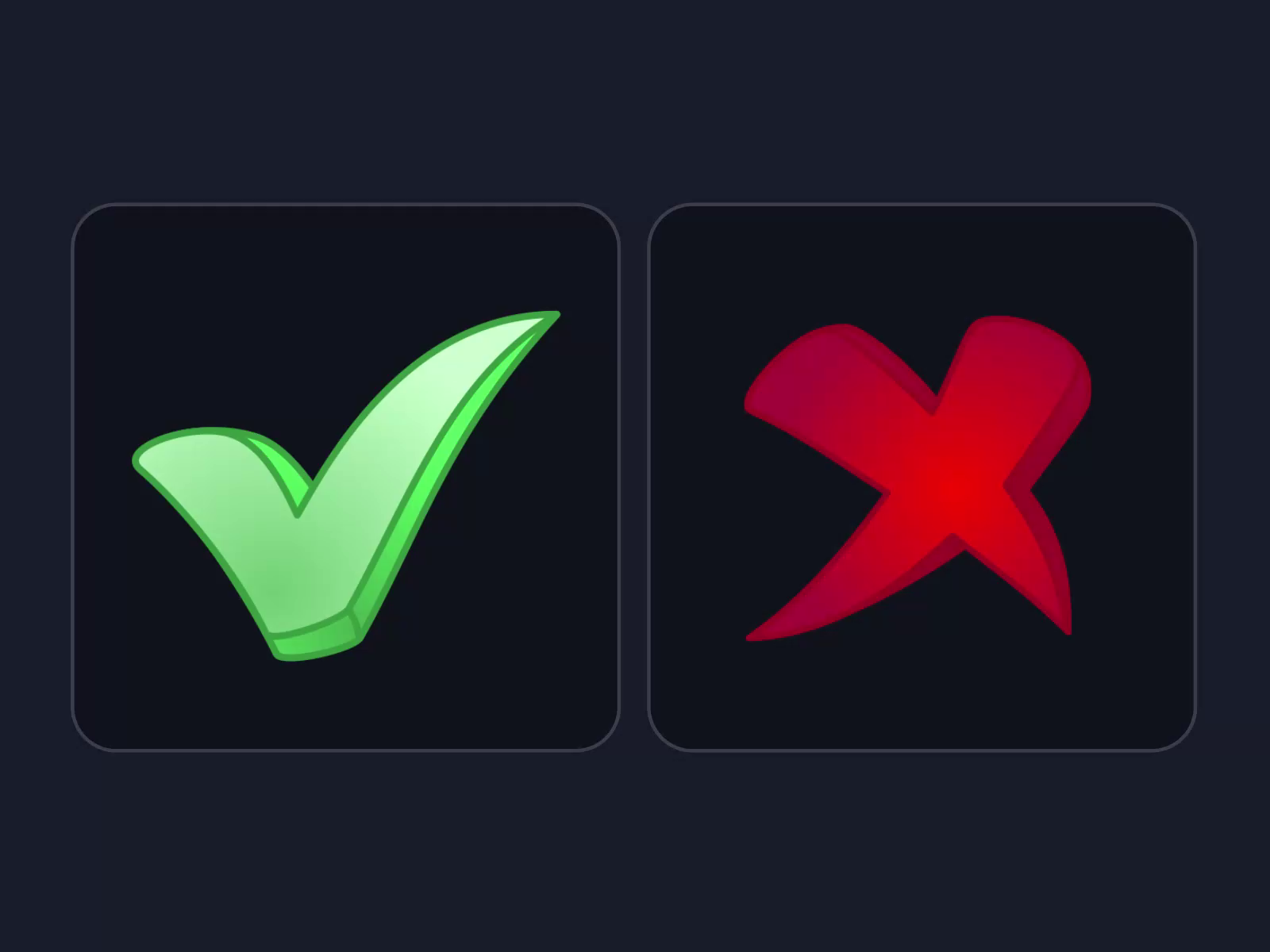 Yes/No - Animated emoji by Anastasiya Zanimonets on Dribbble