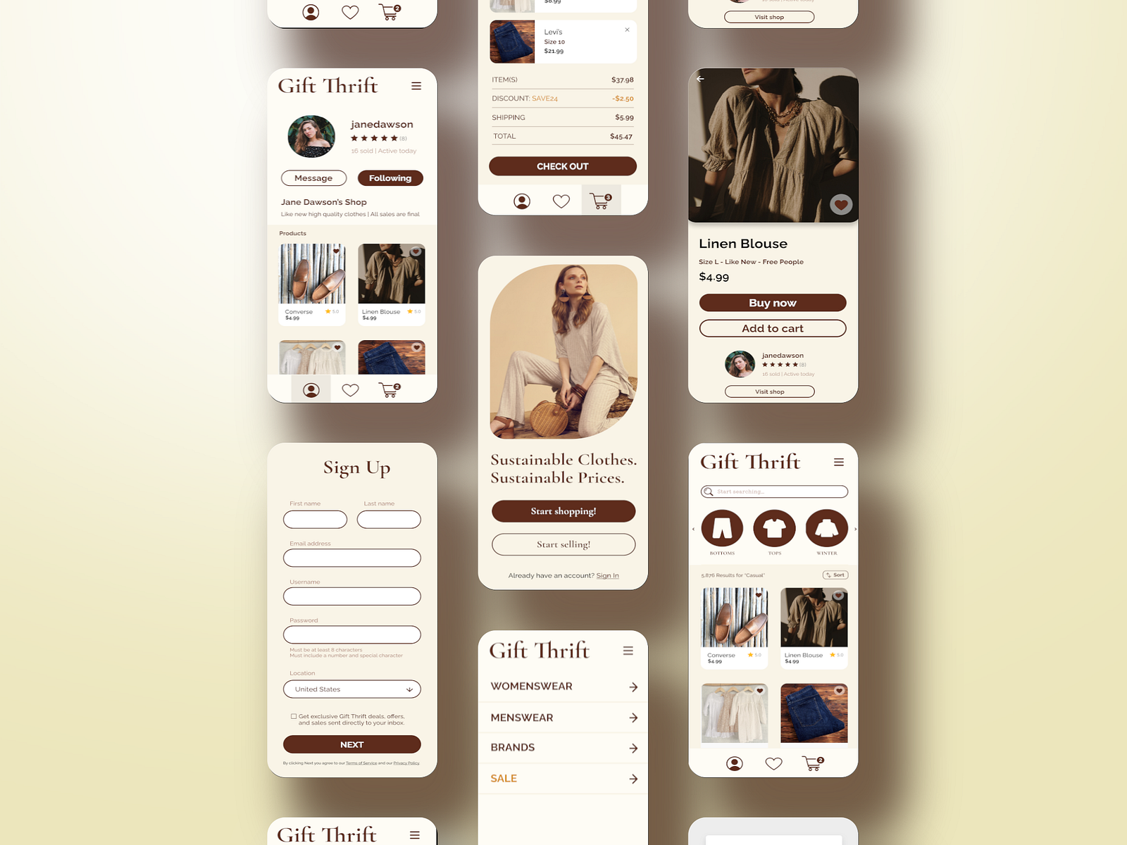 UI/UX App Design Case Study by Jasmine DeField on Dribbble