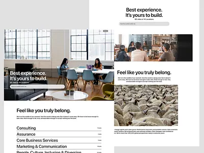 Modular career page concept career page categories hero job offers jobs landing page modular search