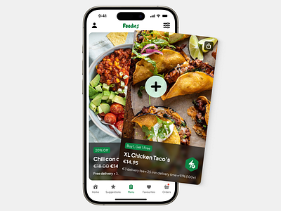 Bumble meets Uber Eats – quick product design exploration bumble concept dating app food delivery mobile app mobile design product design swiping uber eats ui ux