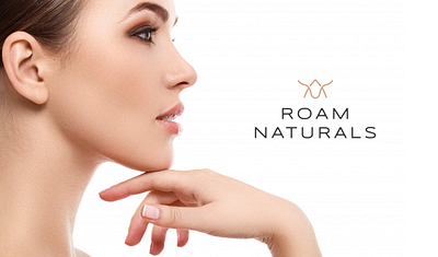 Roam Naturals alliance beauty illustration logo modern logo natural vintage logo