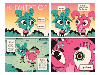 The Invitation | Part 01 character character design comic drawing gay graphic novel handmade illustration lgbtq pride queer the invitation