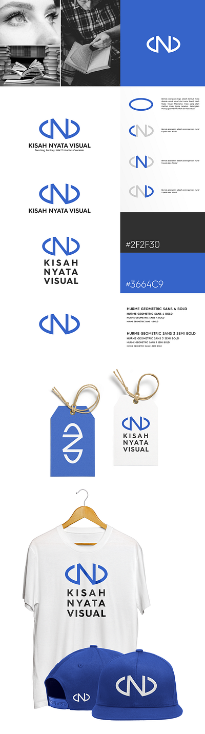 Creative Community Kisah Nyata Visual Logo community logo monogram