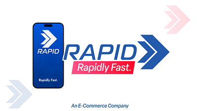 RAPID - An E-Commerce Company branding graphic design logo ui
