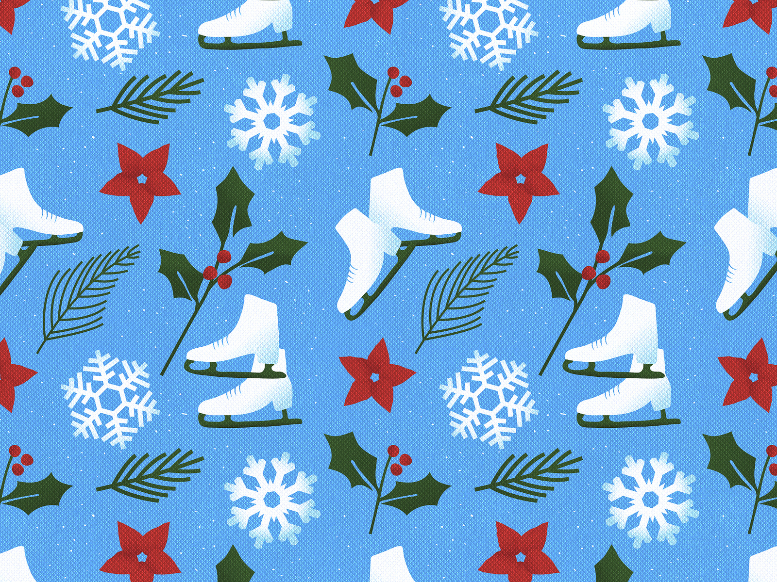 Winter pattern by Simona Simonovska on Dribbble