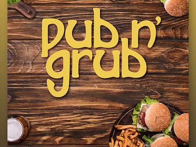 Pub N' Grub Reel - Social Media Post for Branding Logo after effects brand concept brand design branding branding designer content design content designer motion graphics premiere pro presentation design presentation designer social media content social media reel