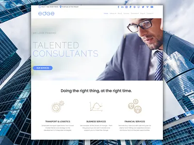 Edge Premium Business WordPress Website Builder graphic design motion graphics ui web design web development wordpress