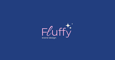 Fluffy brand design animation branding graphic design logo printing social media ui