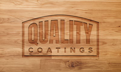 Quality Coatings branding logo vector