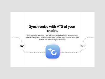 Data synchronization disclosure ats dashed data flow glow line animation logo synchronise