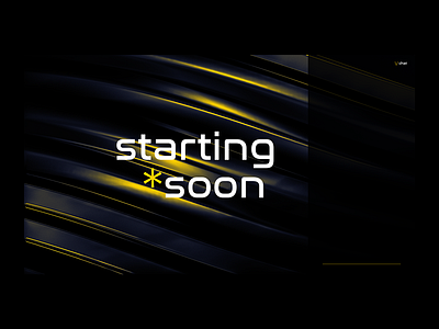 Starting Soon Screen brand branding design graphic design hd illustration platform stream streaming tv twitch ui ux web