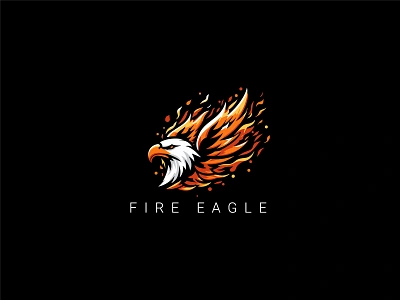 Fire Eagle Logo animal branding dribbble logo eagle flame eagle head fire bird fire eagle fire eagle logo fire falcon fire falcon logo hawk logo illustration majestic motivate new logos phoenix logo strong top eagle logo unique warrior eagle