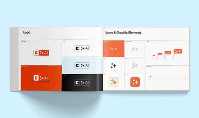 Coda AI Identity Guideline_Logo/Icon/Graphic Elements art direction brand guidelines graphic design graphic elements guidelines icon identity system logo visual system
