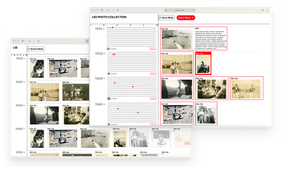 Photo Archive, site design archive design archives design photo album design ui ui design uiux ux design