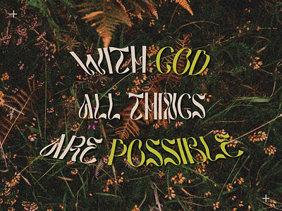 PCM Design Challenge | With God All Things Are Possible art artwork church design design challenge graphic design pcmchallenge prochurchmedia social media typography