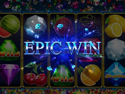 Slot winnings "Big Win" for the Classic themed slot machine big win design digital art epic win gambling gambling art gambling design game art game design graphic design slot design slot machine slot winnings splashcreen