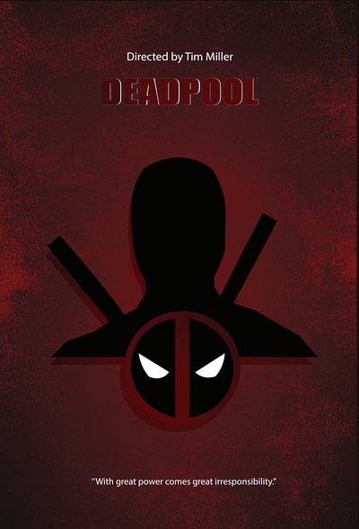 DeadPool Movie Poster graphic design