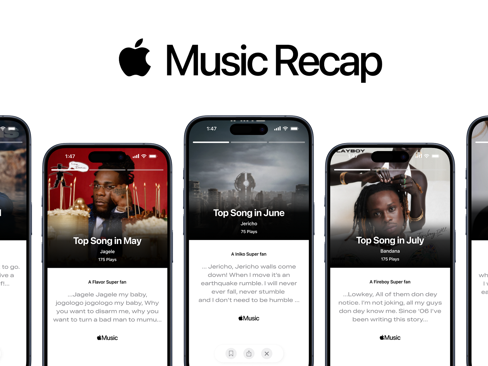 Apple Music Recap by Karen Iyakoregha on Dribbble