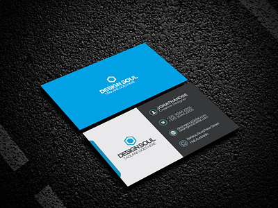 Business card design brand