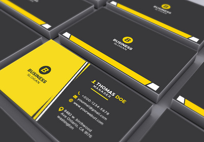 Business card design brand