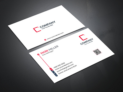 Business card design creative