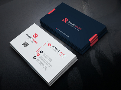 Business card design brand