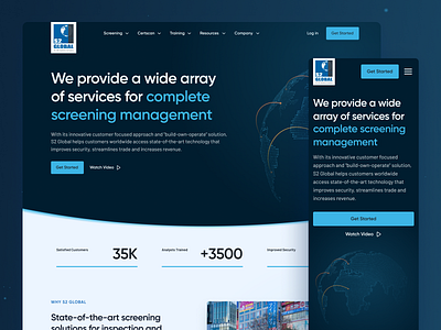 S2 Global Website Redesign branding design ui ux web web design