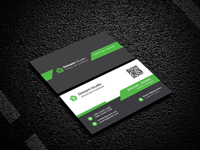 Business card design brand