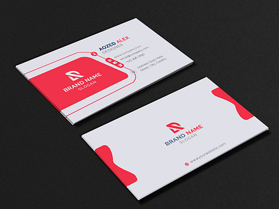 Business card design brand