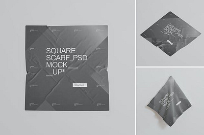 Square Scarf Mockup goods mockup
