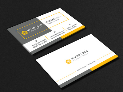 Business card design brand