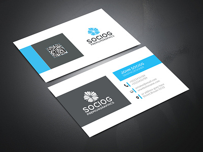 Business card design brand