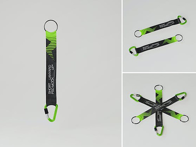 Short Lanyard Mockup mockup