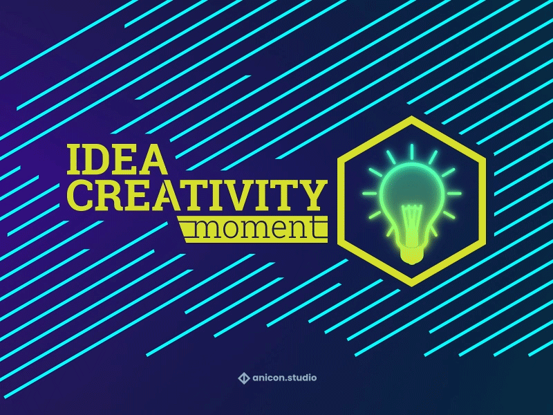 Lightbulb IDEA Icon anicon animated logo business design gif graphic design icon illustration json lightbulb lottie motion graphics ui