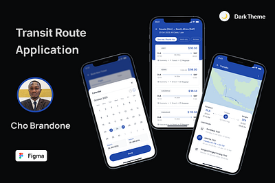 Transit Route Application branding ui