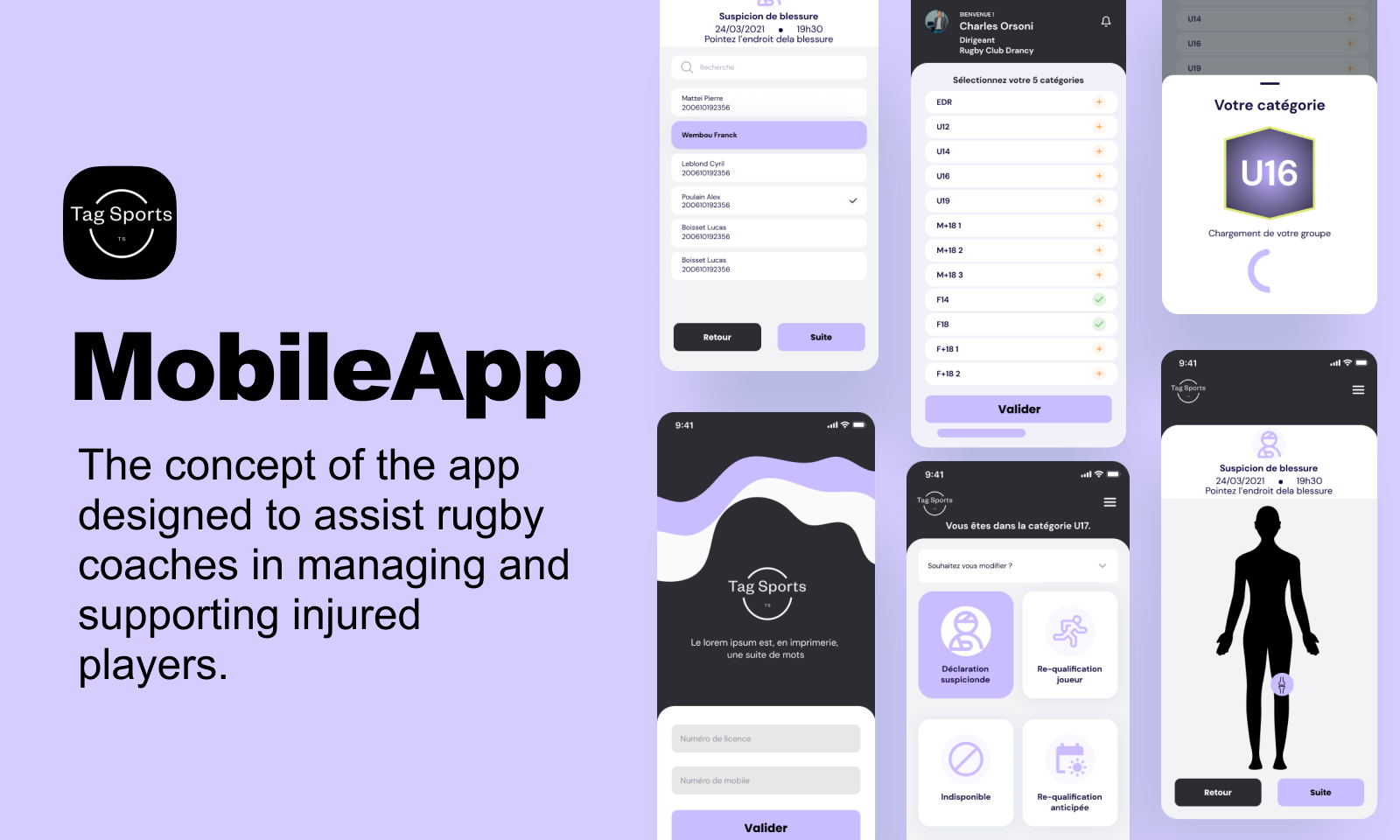 Rugby Mobile App rugby rugby dashboard rugby landingpage rugby logo rugby ui rugby ui design rugby website ui design ui ux ux design ux ui web design