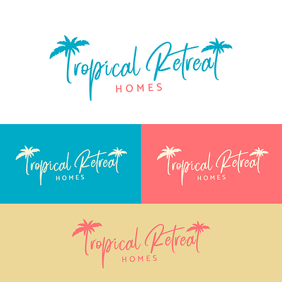 Logo airbnb branding logo tropical