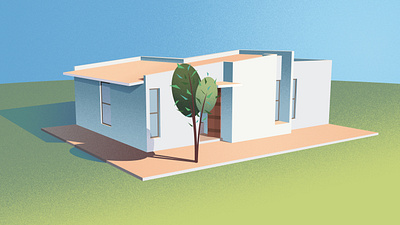 House architecture house illustration vector