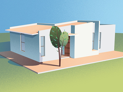 House architecture house illustration vector