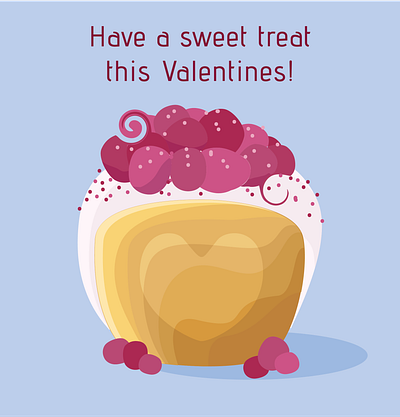 Have a nice sweet treat this Valentines! artist branding creative art designer digital designer food food art foodie graphic design graphic illustrator graphic poster mockups valentine valentines day vector art vector illustration