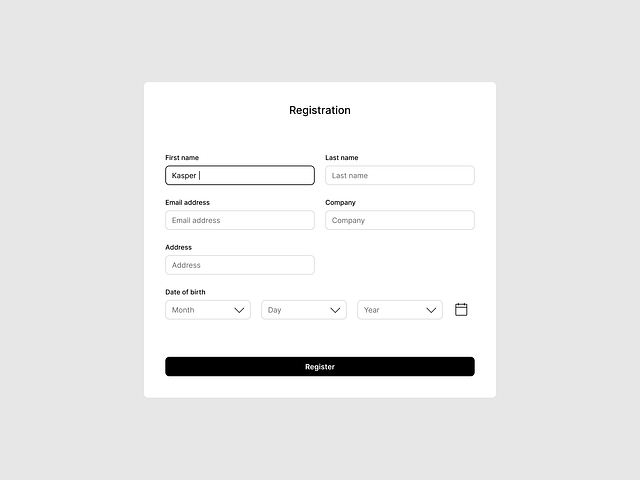 Browse thousands of Registration images for design inspiration | Dribbble