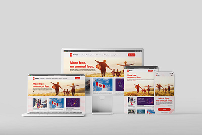 Canadian financial app fintech mobile design ui