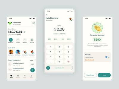 Fintech App Exploration app banking branding clean fintech fintech app interface mobile mobile bank online bank payment ui uiux ux