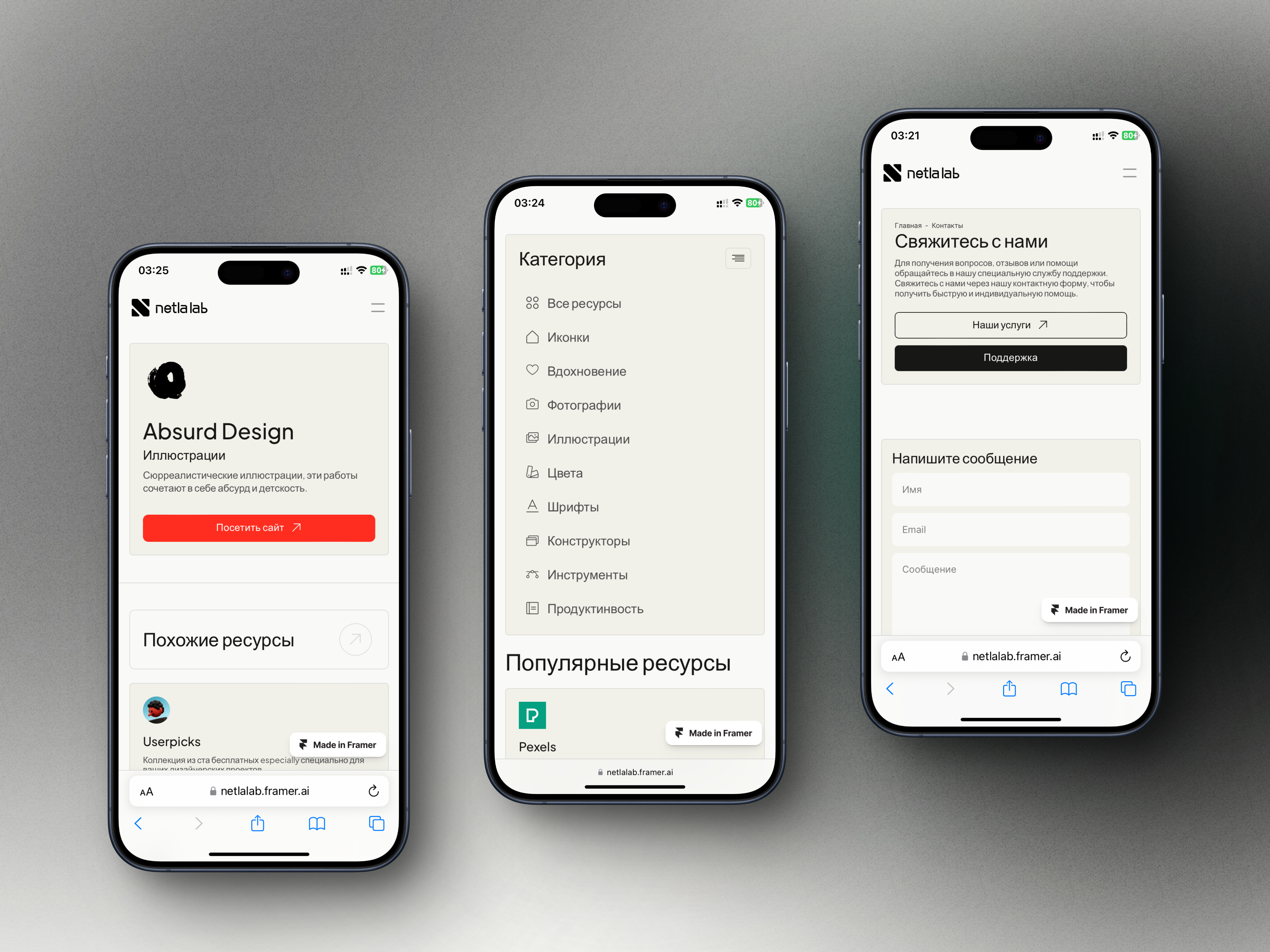 Design For Web-Studio "NETLA LAB" design graphic design site ui website