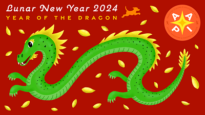 Happy Lunar New Year! 🐲✨ 2024 chinesenewyear colorful dragon hand drawn happy new year illustration lunarnewyear new year