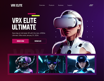 VRX Elite Landing Page Exploration