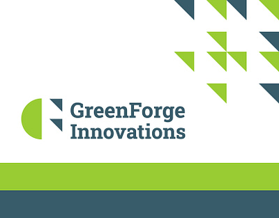 GreenForge Innovations - Logo and Brand Guidelines brand brand guidelines branding eco friendly green guidelines innovation innovative logo minimal simple unique