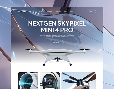 Nextgen Drone Landing Page Exploration