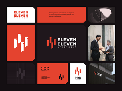 Eleven Eleven Apartment apartment branding building design eleven graphic design icon logo logodesign logomark symbol vector visualdesign visualidentity
