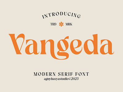 Vangeda - Modern Serif Font alternates beauty brand branding classic clean elegant font italic ligature logo logotype luxury modern modern serif serif serif font typeface typography